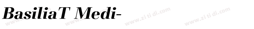 BasiliaT Medi字体转换